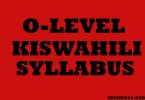 O-level Kiswahili Syllabus Form I - iv Pdf