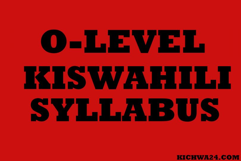 O-level Kiswahili Syllabus Form I - iv Pdf