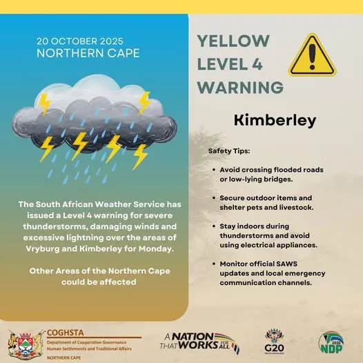 Weather Warnings in South Africa Stay Alert & Stay Safe