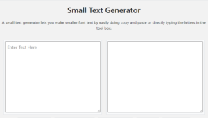 How To Use a Small Text Generator?