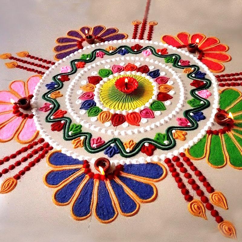 30 Border Rangoli Designs in 2023