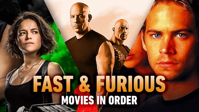 Fast and Furious Movies in Order