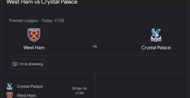 West Ham Vs. Crystal Palace Free Betting Tips