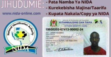 Copy ya Kitambulisho cha NIDA