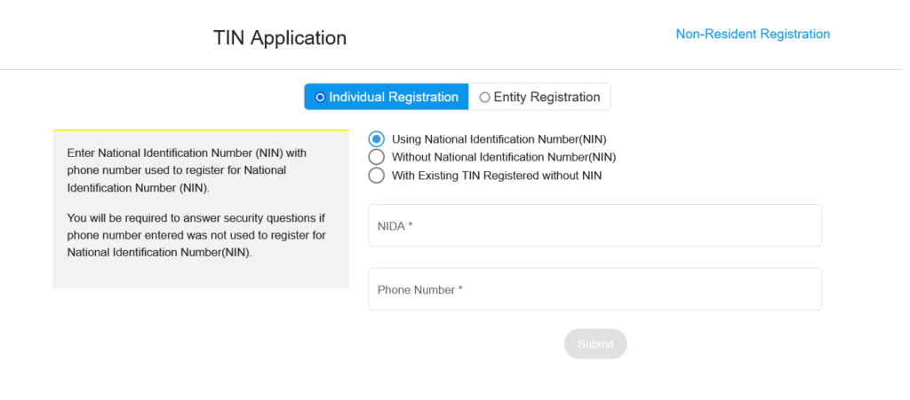 Jinsi ya kupata TIN Number Online