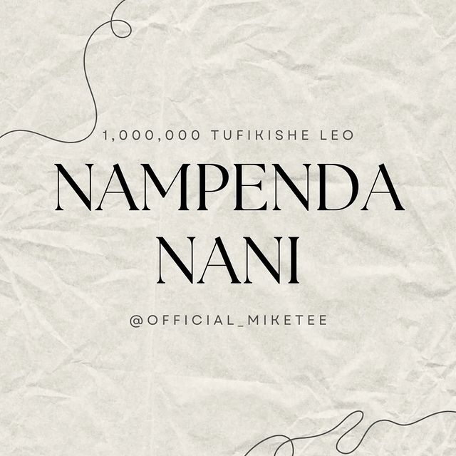 MP3 DOWNLOAD Mike Tee Ft Juma Nature – Nampenda Nani