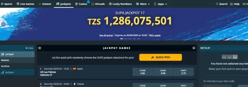 SportPesa Goal Rush: Washindi mia kadhaa kila wiki, na fursa ya kushinda TZS 100,000,000!