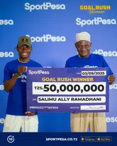 SportPesa Goal Rush rewards Tanzanian players every week