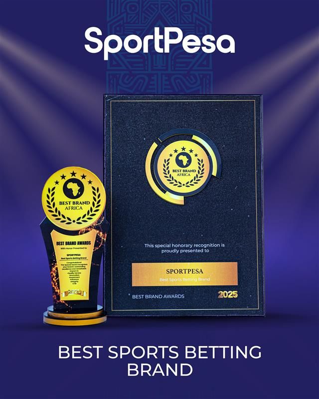 SportPesa Tanzania named Africas best sports betting brand at the best brand Africa awards