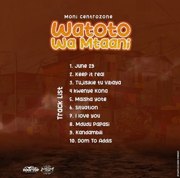 Moni Centrozone - Watoto wa Mitaa Album MP3 DOWNLOAD